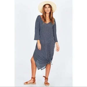 Amuse Society Women's Blue Morning Fog Midi Dress